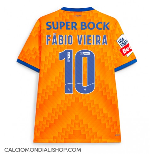 Maglie da calcio Porto Fabio Vieira #10 Seconda Maglia 2024-25 Manica Corta